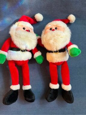 Plush Santa Toy Dolls  - Red and White Holiday Buddy 12”